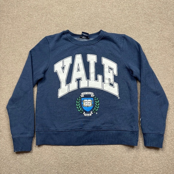 Zara Tops - Yale Sweatshirt Womens Medium M Blue Zara Sweater